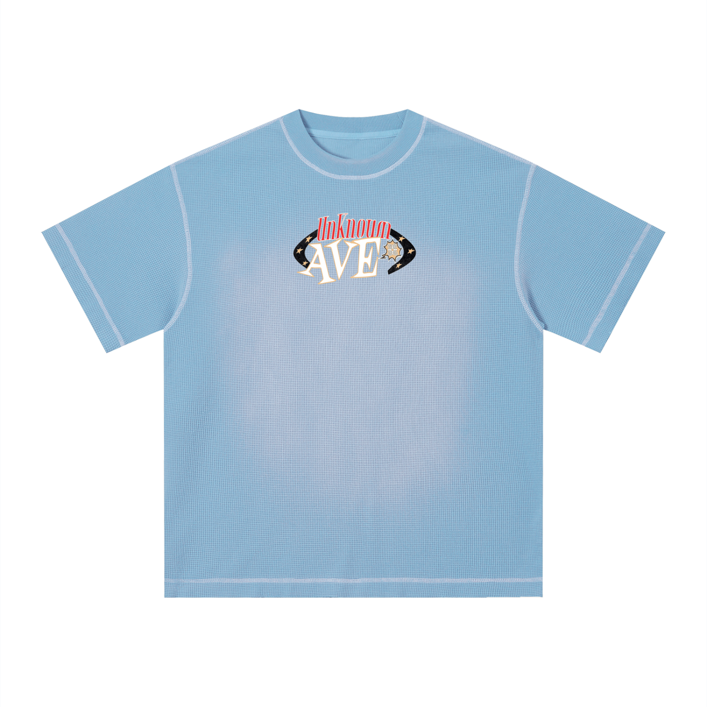 Unknwn Ave Sunfade Waffle Box T