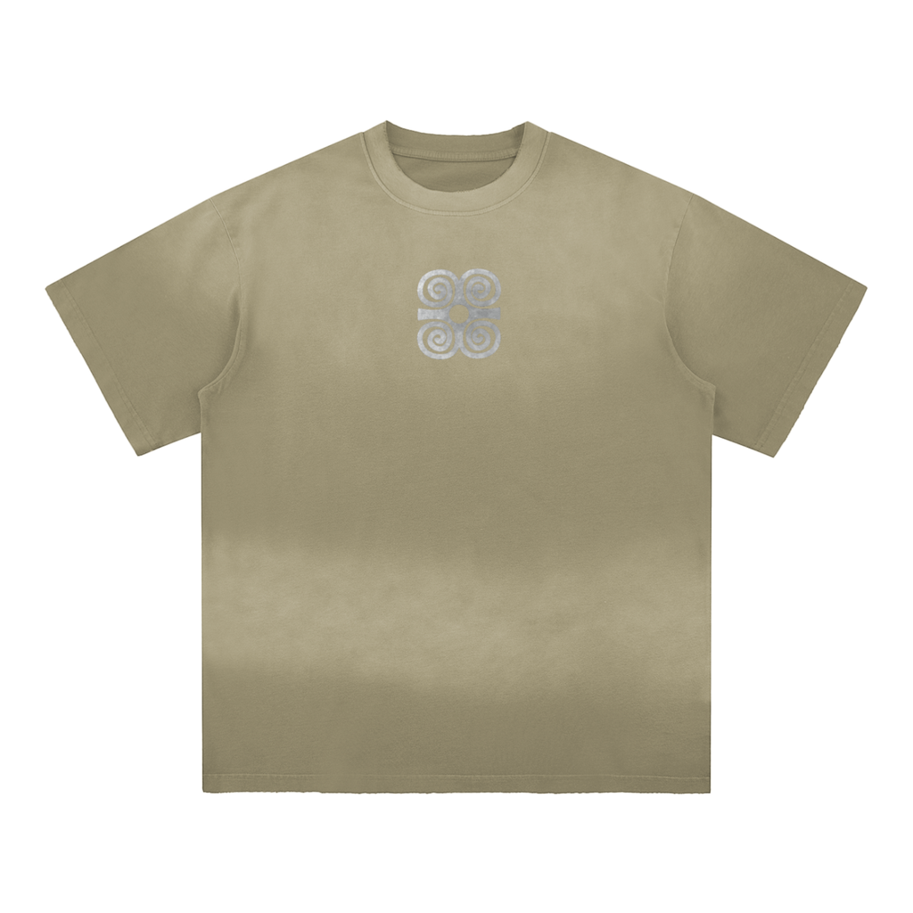 Sun Fade Hand-Frayed Cotton T-Shirt