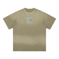Sun Fade Hand-Frayed Cotton T-Shirt