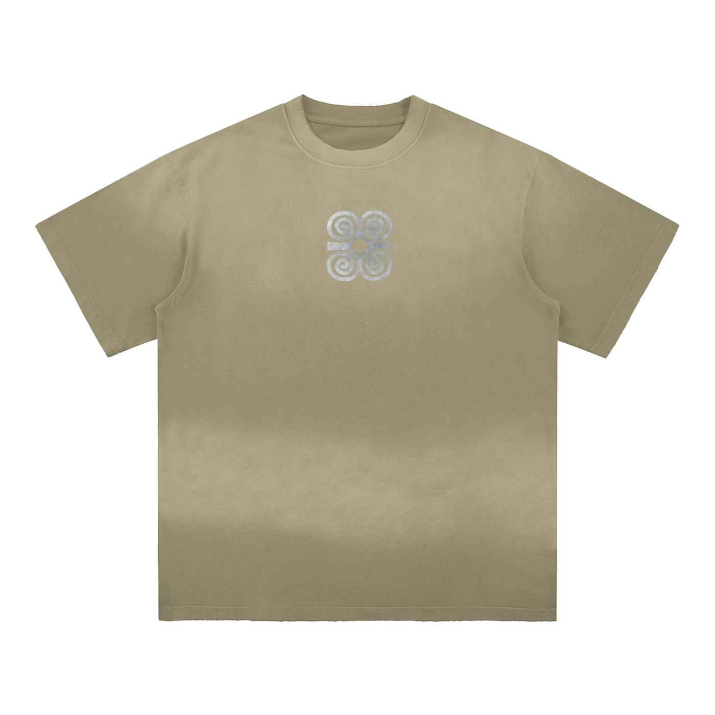 Sun Fade Hand-Frayed Cotton T-Shirt
