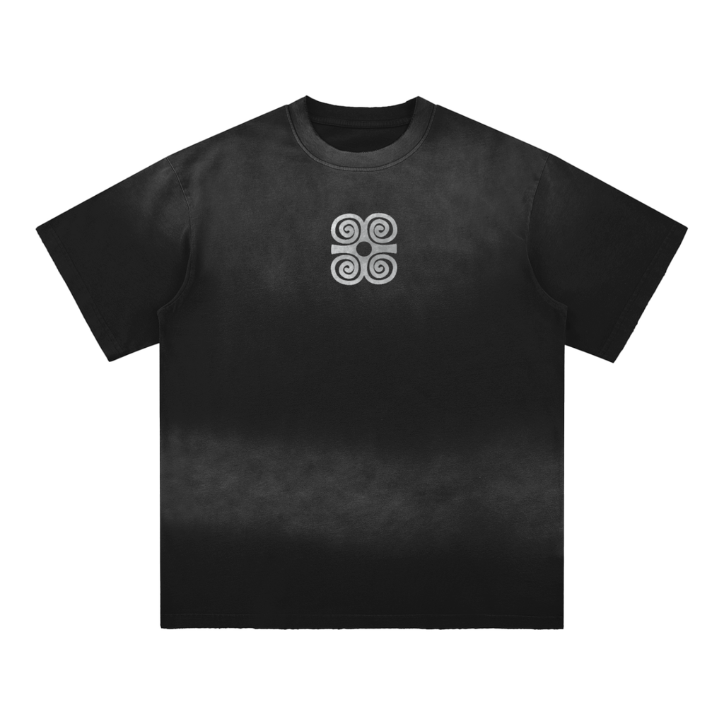 Sun Fade Hand-Frayed Cotton T-Shirt