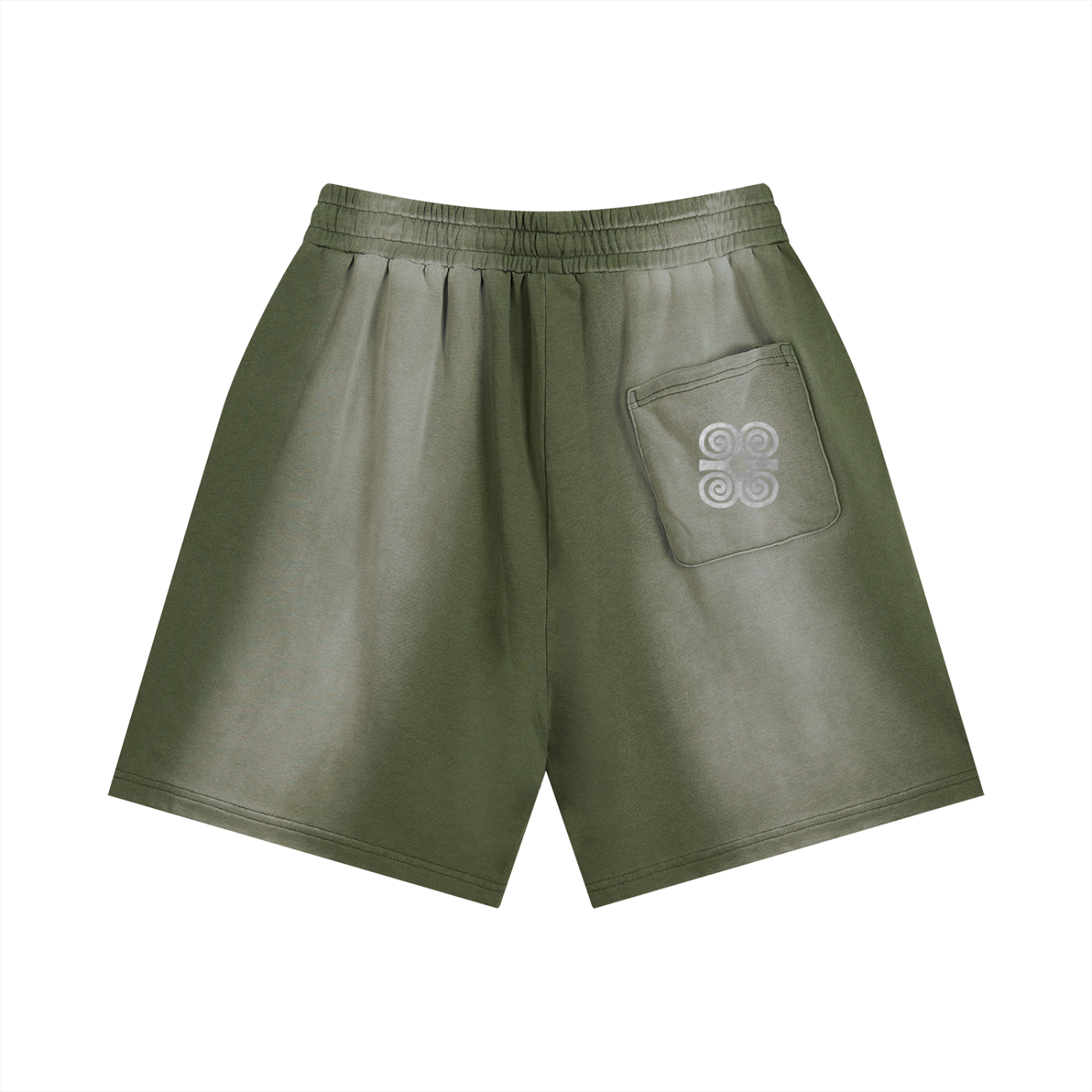 Unknwn Strength Sun Fade Distressed Shorts