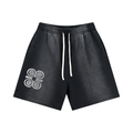 Unknwn Strength Sun Fade Distressed Shorts