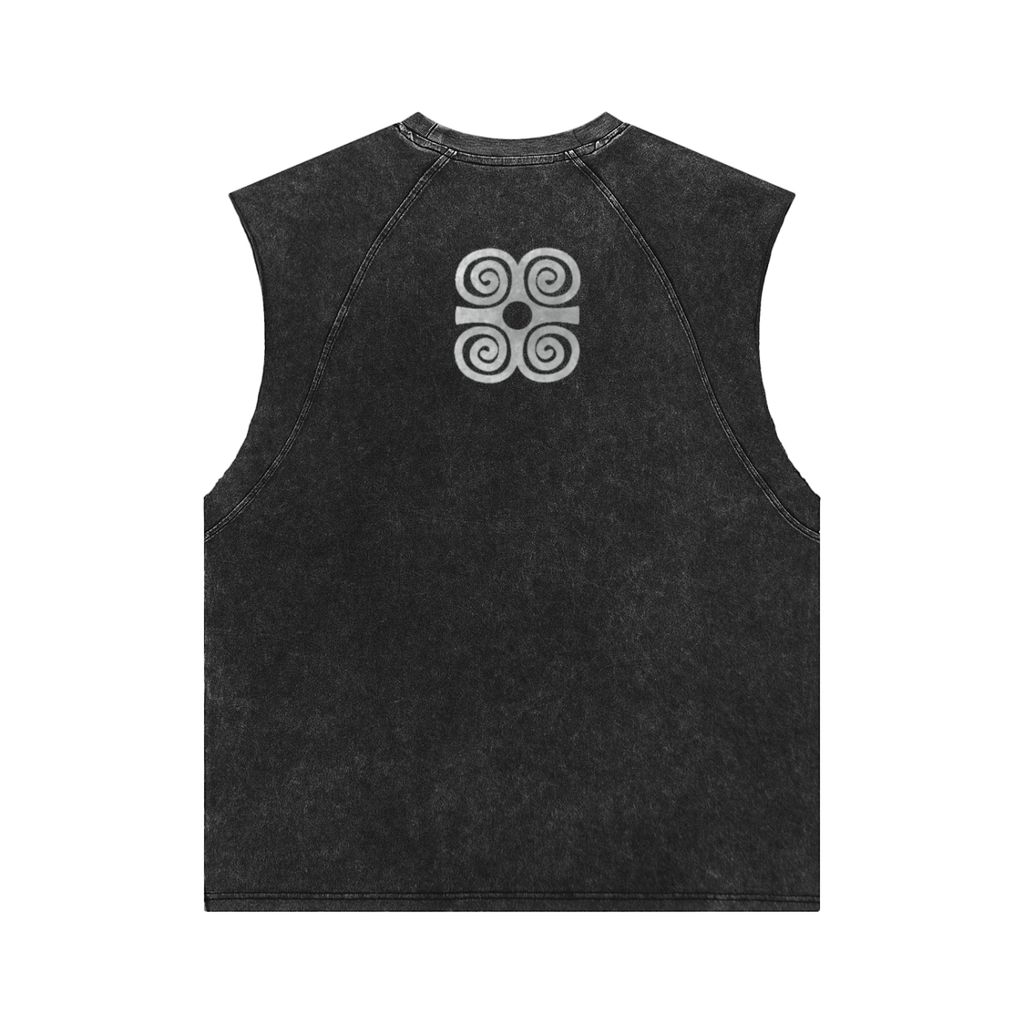 Masked Intentions Snow Washed Sleeveless T
