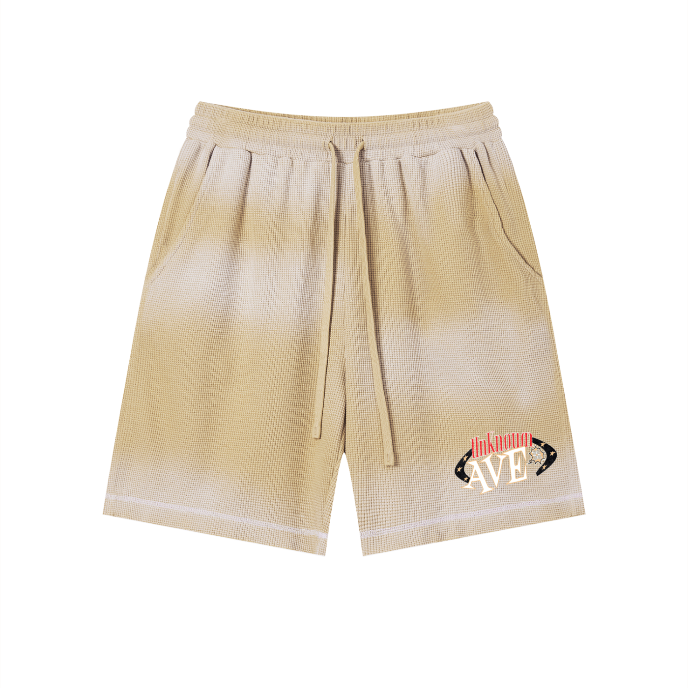 Unknwn Ave Sunfade Waffle Raw Shorts