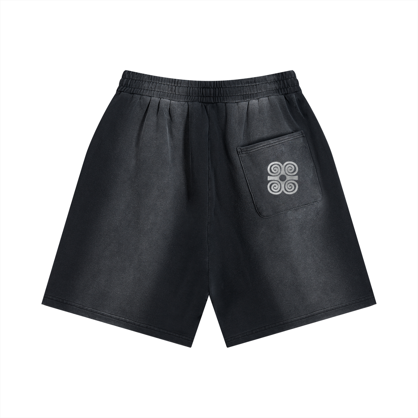 Unknwn Strength Sun Fade Distressed Shorts