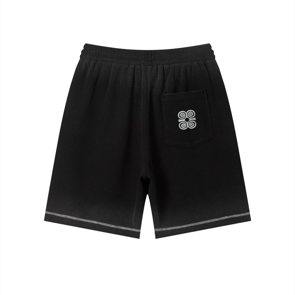 Unknwn Ave Sunfade Waffle Raw Shorts