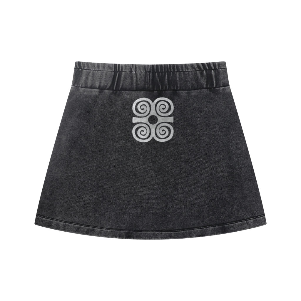 Women's Mineral Wash Mini Skirt