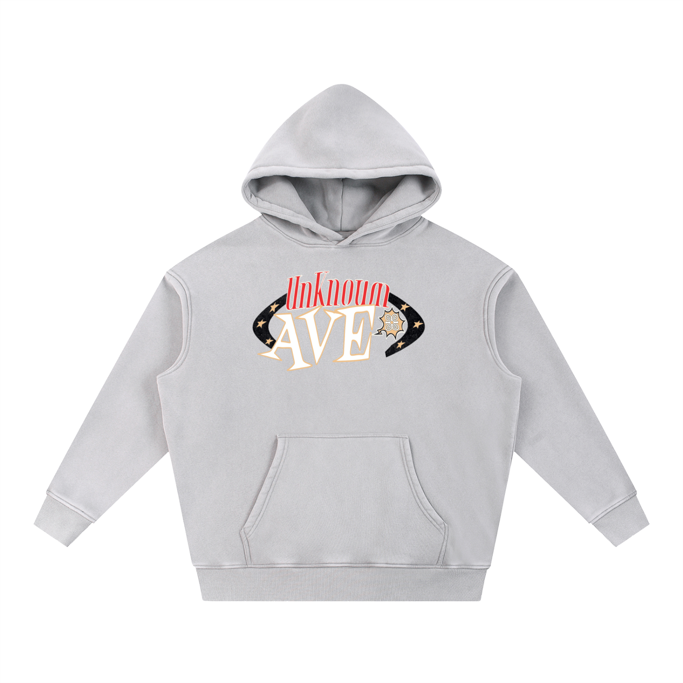 Unknwn Snow Wash Fleece Oversize Hoodie