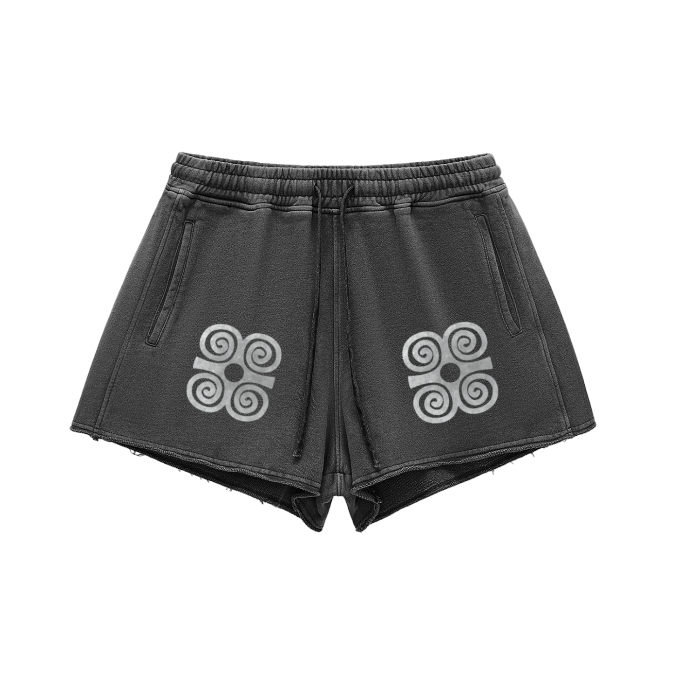 Unknwn Strength Snow Washed Booty Shorts
