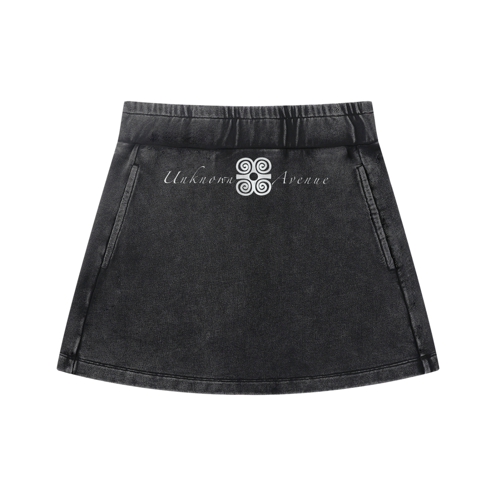 Women's Mineral Wash Mini Skirt
