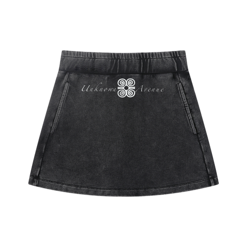Women's Mineral Wash Mini Skirt
