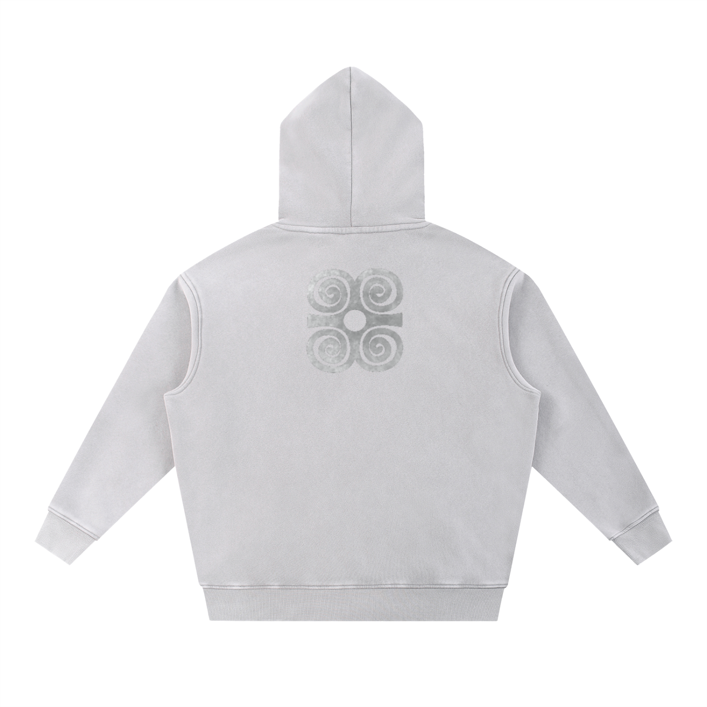 Unknwn Snow Wash Fleece Oversize Hoodie