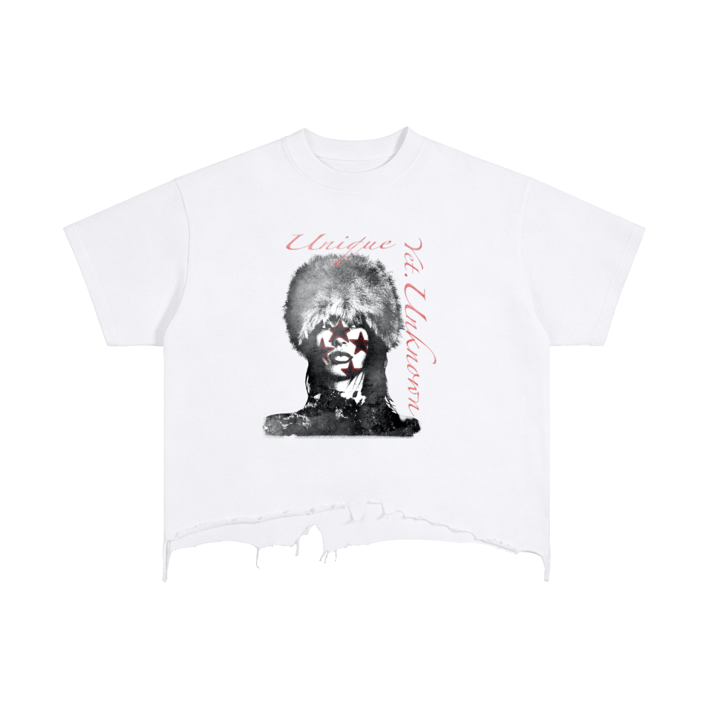 UYU Vintage Boxy Distressed T