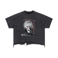 UYU Vintage Boxy Distressed T