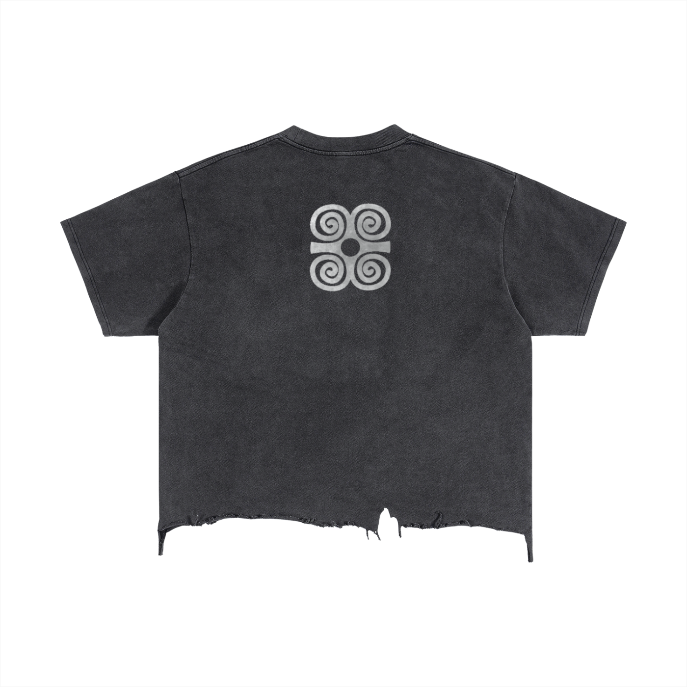UYU Vintage Boxy Distressed T