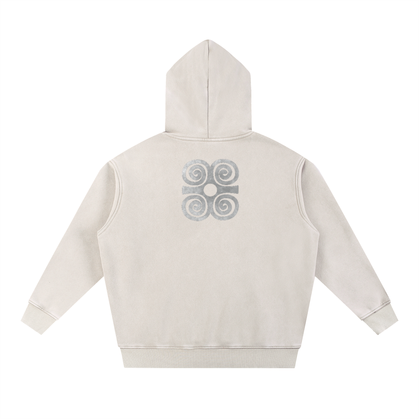Unknwn Snow Wash Fleece Oversize Hoodie