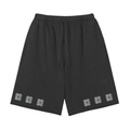 Snow Washed Raw Hem Shorts